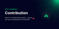 Contribution · Nuxt Community's image