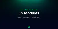 ES Modules · Nuxt Concepts v3's image