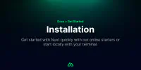 Installation · Get Started with Nuxt's image