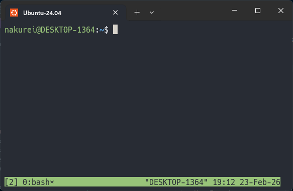 ステータスバーの例