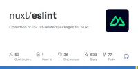 GitHub - nuxt/eslint: Collection of ESLint-related packages for Nuxt image
