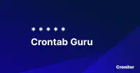 Crontab.guru - The cron schedule expression generator image