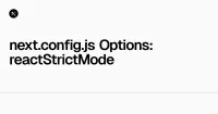 next.config.js Options: reactStrictMode | Next.js image