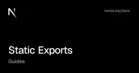 Guides: Static Exports | Next.js image