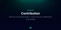 Contribution · Nuxt Community v4 image
